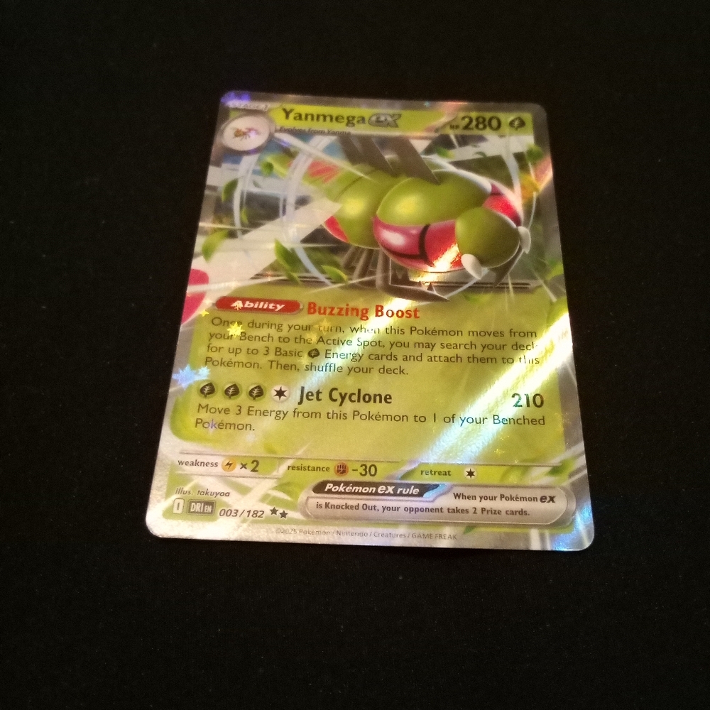 Pokemon Yanmega ex 003/182 Double Rare Destined Rivals Holo